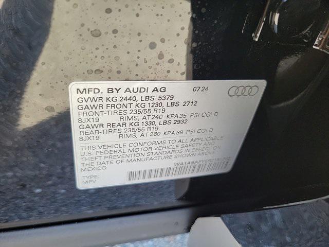 new 2024 Audi Q5 car, priced at $50,595