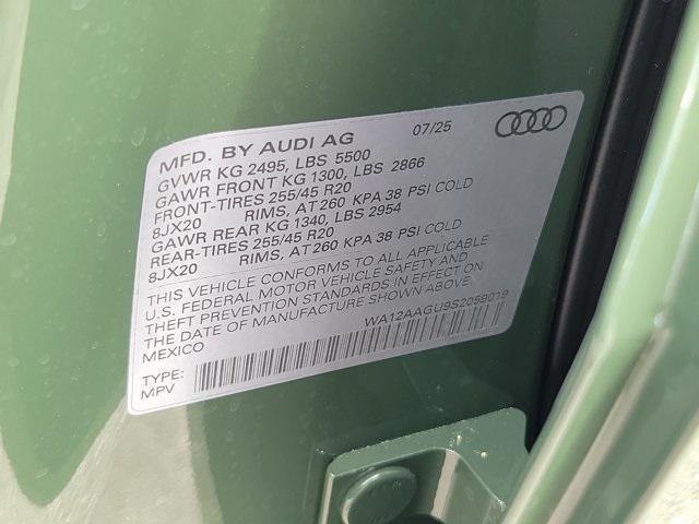 new 2025 Audi Q5 car, priced at $61,300