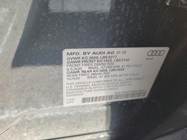 new 2025 Audi Q6 e-tron car, priced at $70,885