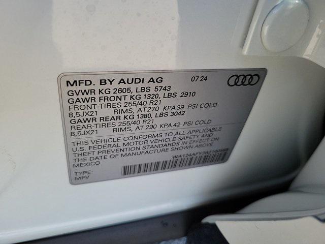 new 2024 Audi SQ5 car, priced at $73,850