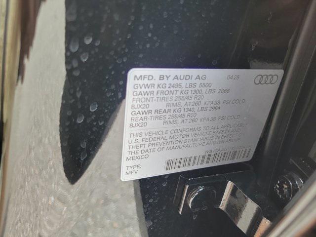 new 2025 Audi Q5 car, priced at $60,340