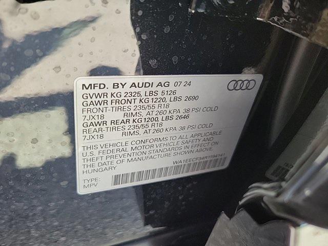 new 2024 Audi Q3 car, priced at $45,240