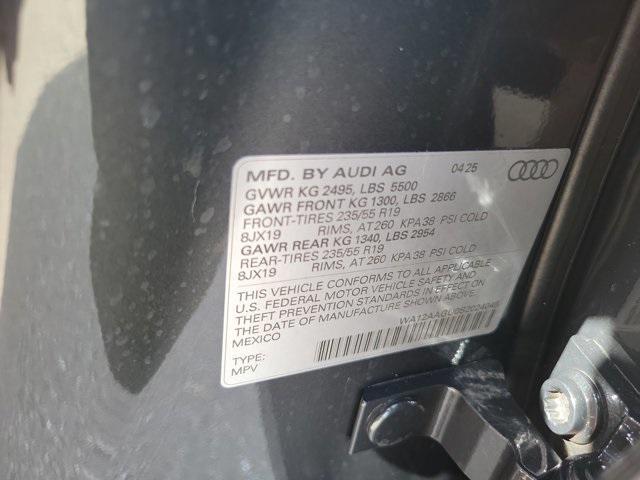 new 2025 Audi Q5 car, priced at $60,175