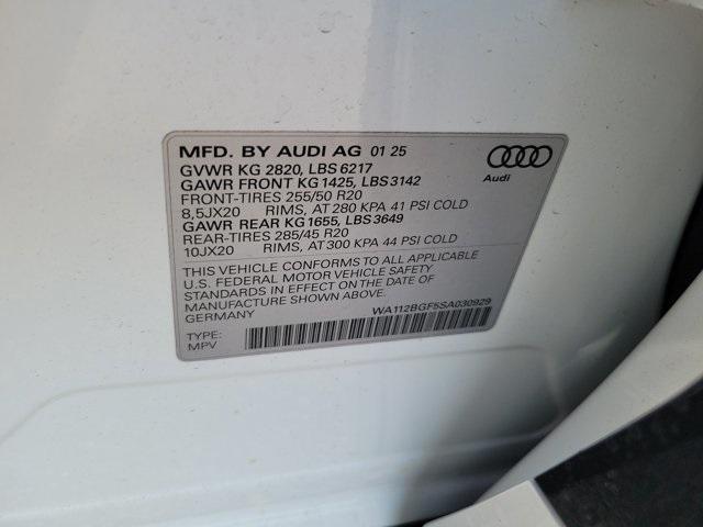 new 2025 Audi Q6 e-tron car, priced at $70,885