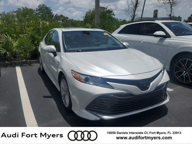 used 2019 Toyota Camry Hybrid car, priced at $27,495
