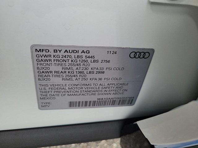 new 2025 Audi Q5 car, priced at $53,535