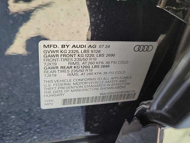 new 2024 Audi Q3 car, priced at $48,225