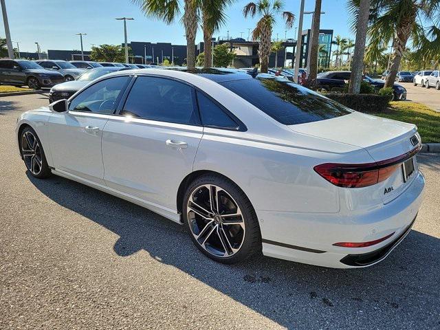 new 2025 Audi A8 car, priced at $103,875