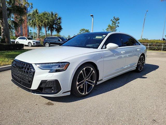 new 2025 Audi A8 car, priced at $103,875