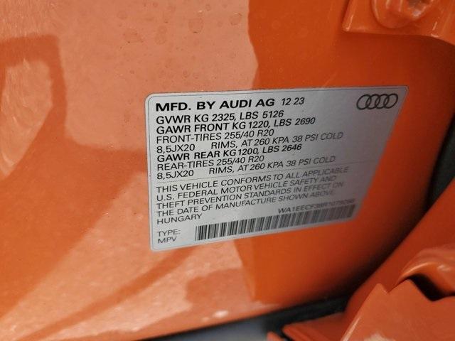 new 2024 Audi Q3 car, priced at $46,930