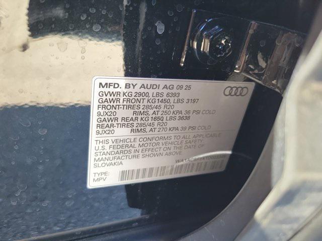 new 2026 Audi Q7 car, priced at $67,295