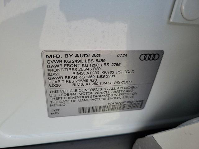 new 2024 Audi Q5 car, priced at $63,785