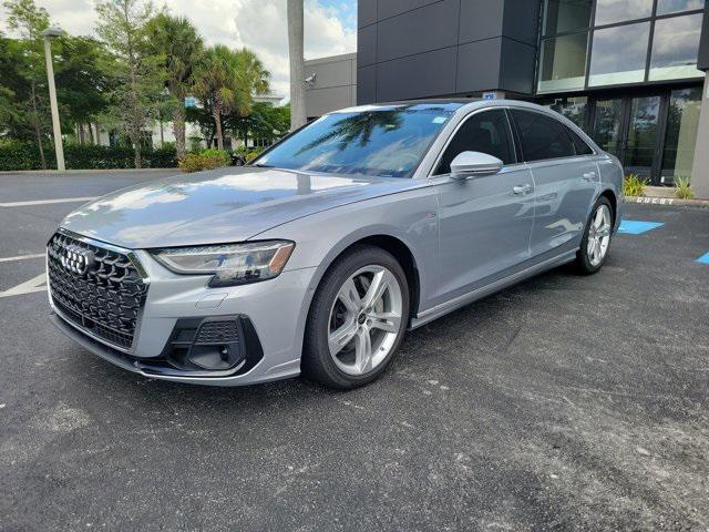 new 2025 Audi A8 car, priced at $98,125