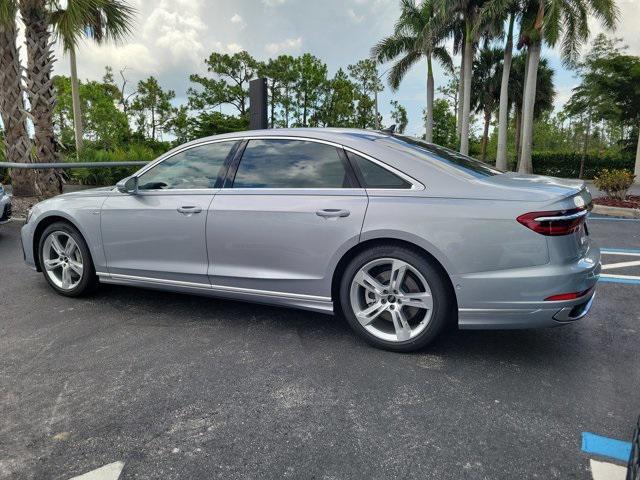 new 2025 Audi A8 car, priced at $98,125