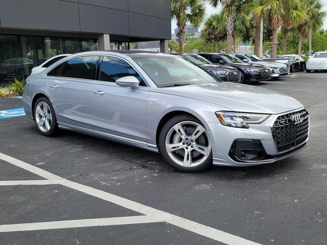 new 2025 Audi A8 car, priced at $98,125