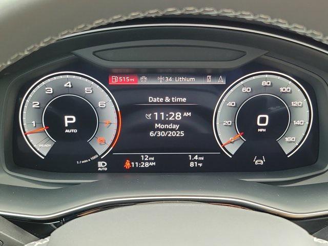 new 2025 Audi Q8 car, priced at $86,570