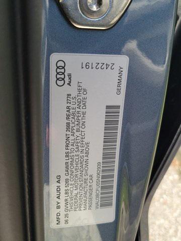 new 2025 Audi A5 car, priced at $59,475