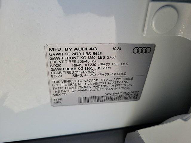 new 2025 Audi Q5 car, priced at $59,035