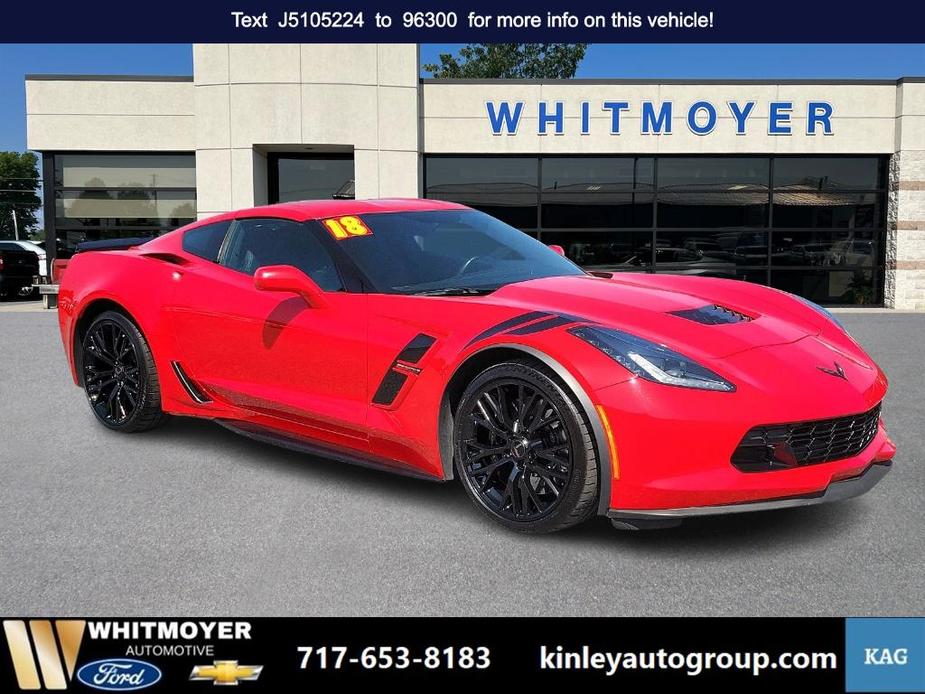 used 2018 Chevrolet Corvette car, priced at $50,900