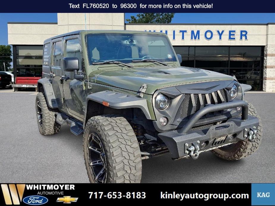 used 2015 Jeep Wrangler Unlimited car, priced at $18,998