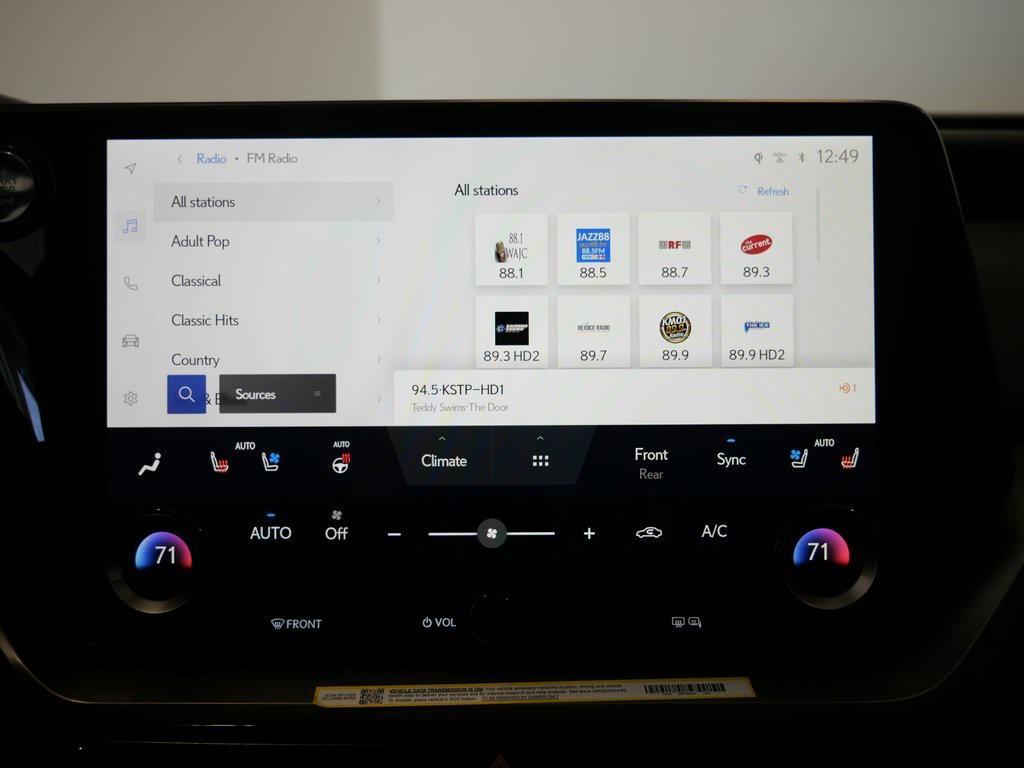used 2025 Lexus TX 350 car, priced at $68,895