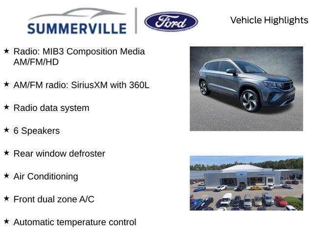 used 2024 Volkswagen Taos car, priced at $23,350