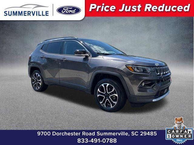 used 2022 Jeep Compass car, priced at $21,600