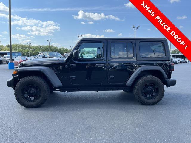 used 2022 Jeep Wrangler Unlimited car, priced at $33,977