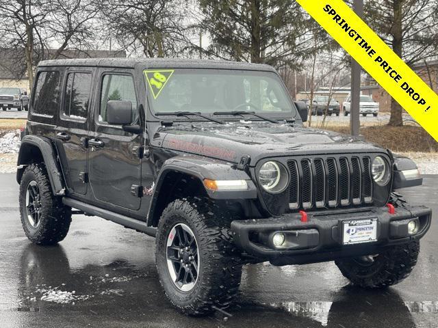 used 2018 Jeep Wrangler Unlimited car, priced at $35,999