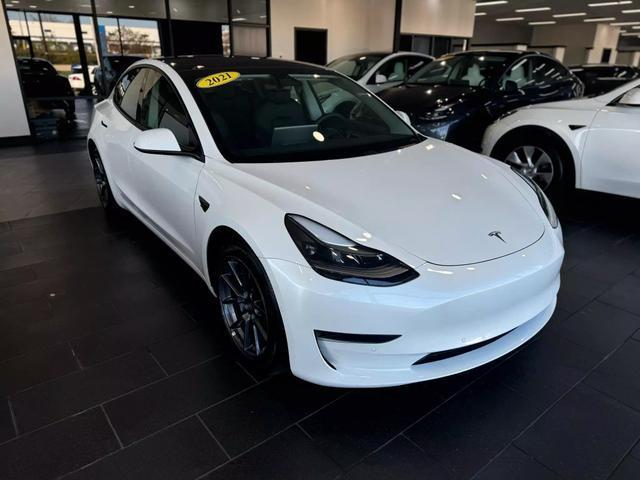 used 2021 Tesla Model 3 car, priced at $25,995