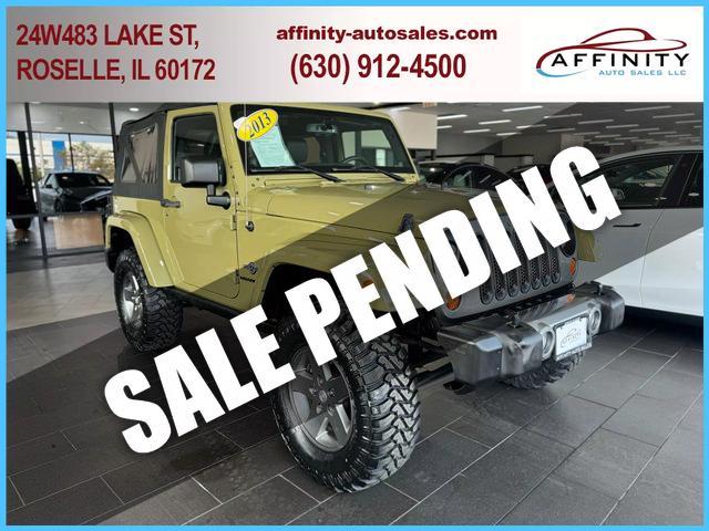 used 2013 Jeep Wrangler car, priced at $19,995