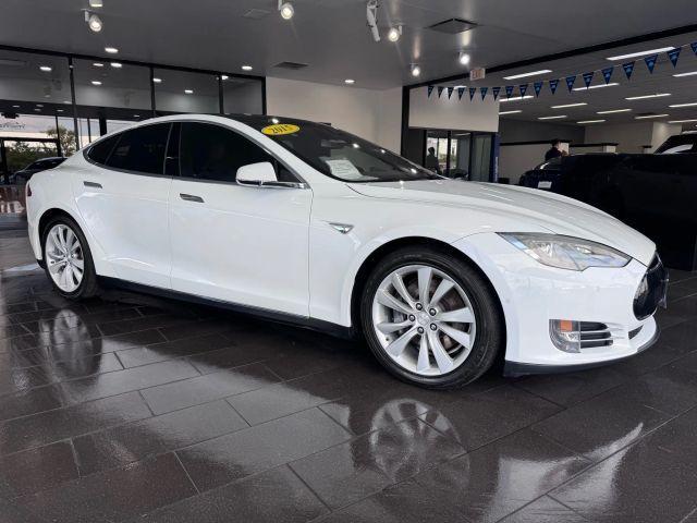 used 2015 Tesla Model S car, priced at $12,995
