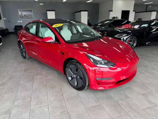 used 2022 Tesla Model 3 car, priced at $26,995