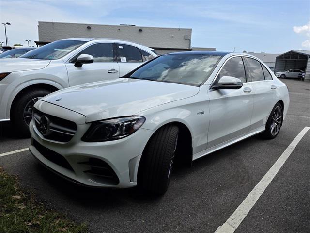 used 2020 Mercedes-Benz AMG C 43 car, priced at $42,150
