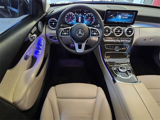 used 2021 Mercedes-Benz C-Class car, priced at $24,990