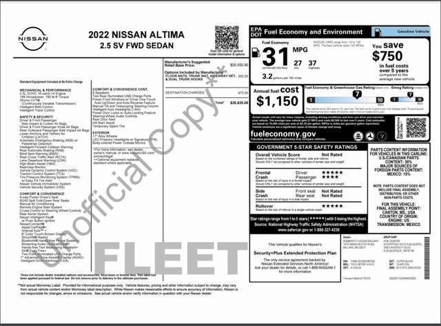 used 2022 Nissan Altima car, priced at $18,271