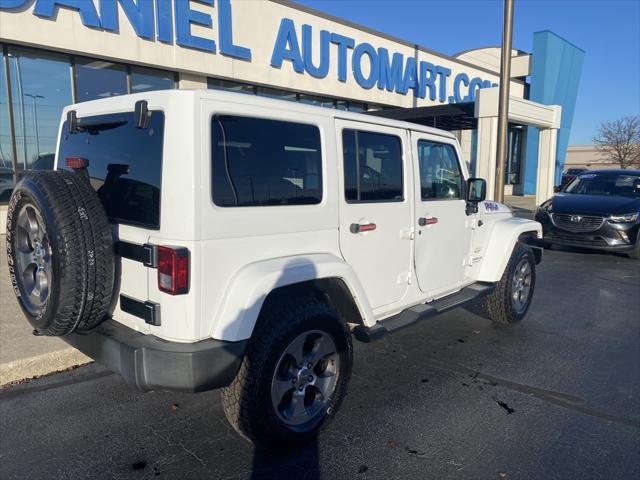 used 2017 Jeep Wrangler Unlimited car, priced at $20,338