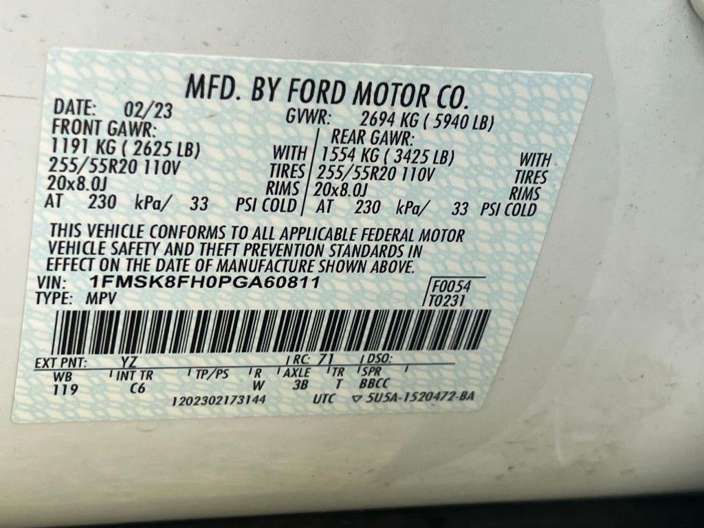 used 2023 Ford Explorer car, priced at $34,700