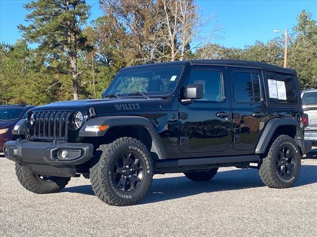 used 2021 Jeep Wrangler Unlimited car, priced at $27,999