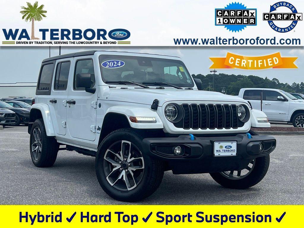 used 2024 Jeep Wrangler 4xe car, priced at $34,954