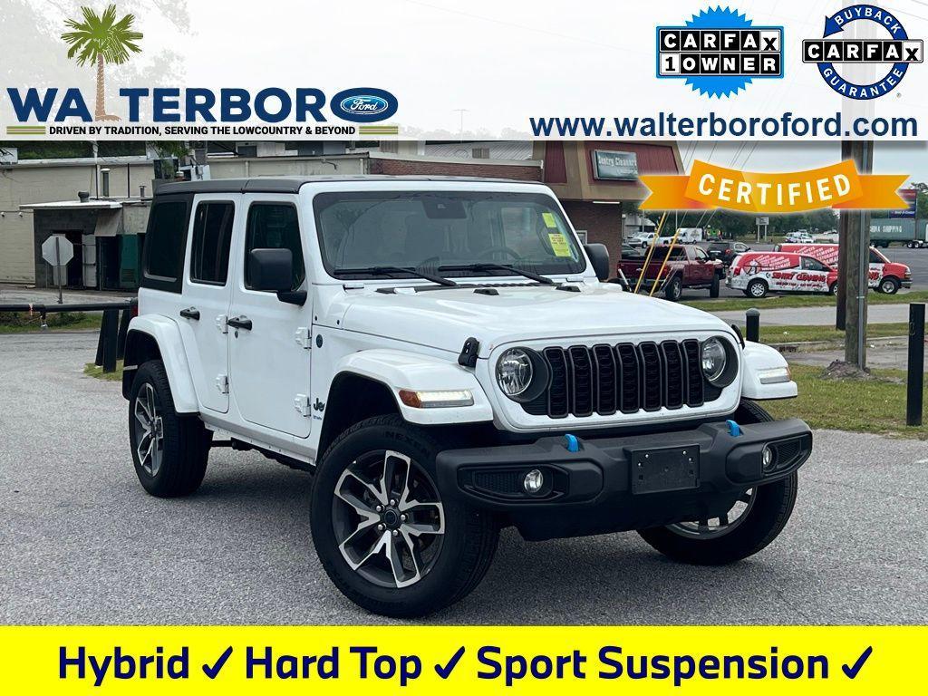 used 2024 Jeep Wrangler 4xe car, priced at $33,993