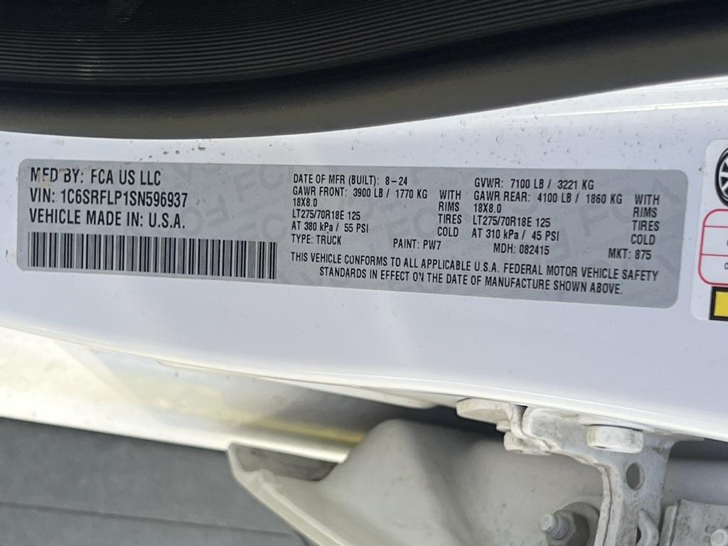 used 2025 Ram 1500 car, priced at $58,787
