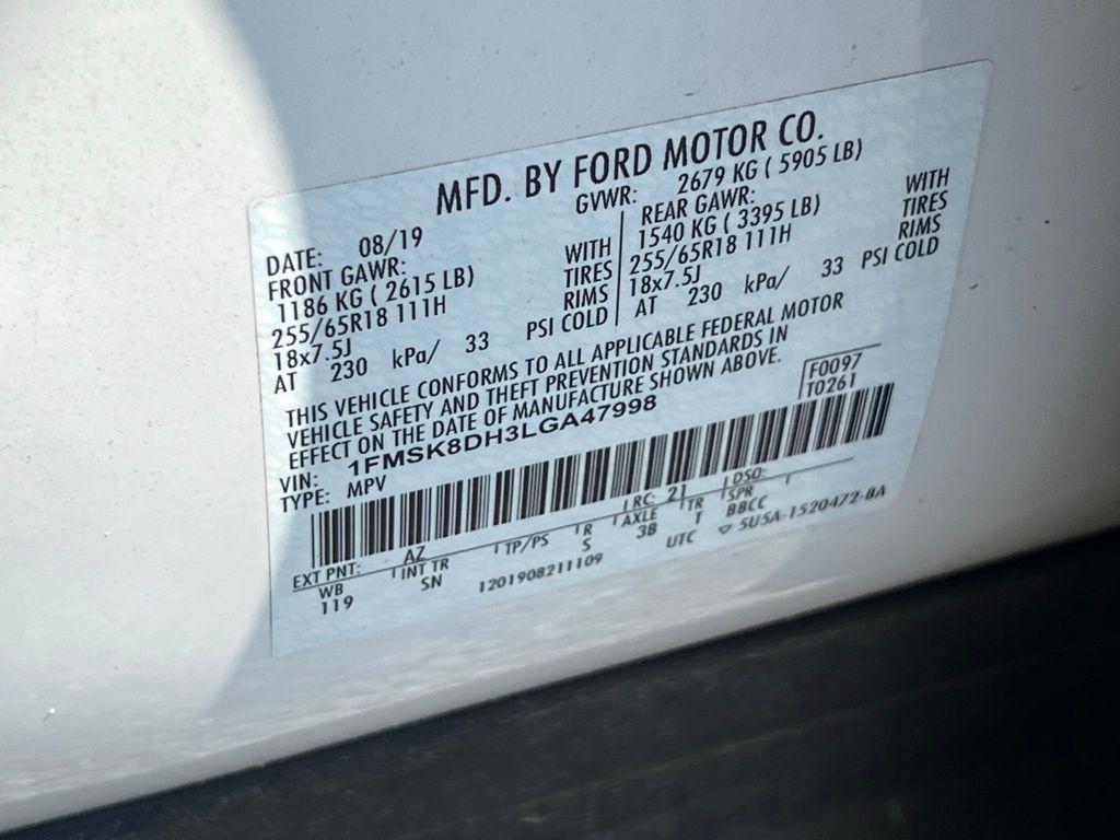 used 2020 Ford Explorer car, priced at $25,799