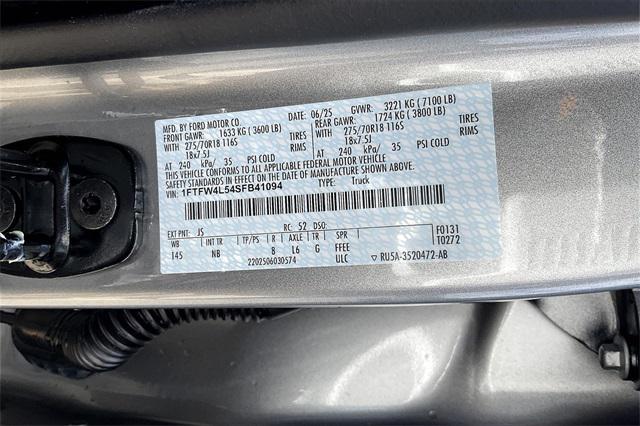 new 2025 Ford F-150 car, priced at $75,945
