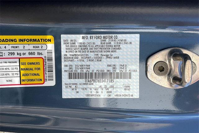 new 2025 Ford Mustang car, priced at $55,385