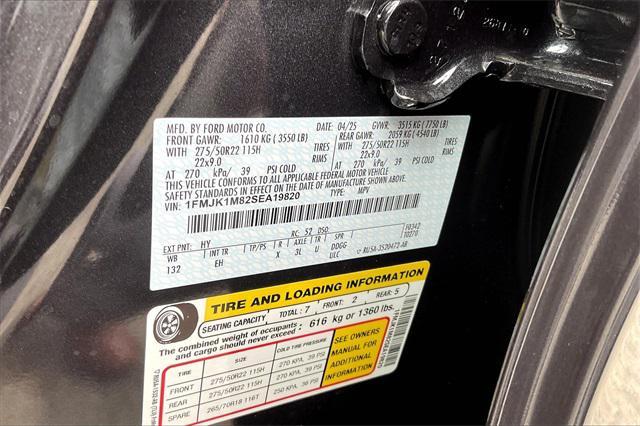 new 2025 Ford Expedition Max car, priced at $82,730