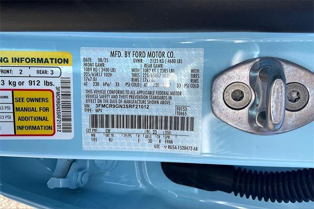 new 2025 Ford Bronco Sport car, priced at $36,450