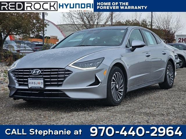 used 2023 Hyundai Sonata Hybrid car, priced at $26,036