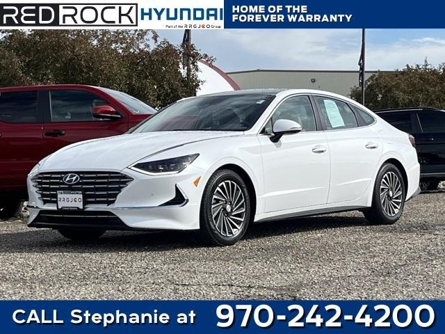 used 2021 Hyundai Sonata Hybrid car, priced at $22,105