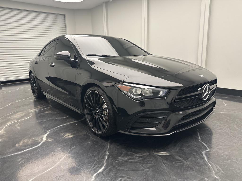 used 2022 Mercedes-Benz AMG CLA 35 car, priced at $33,990